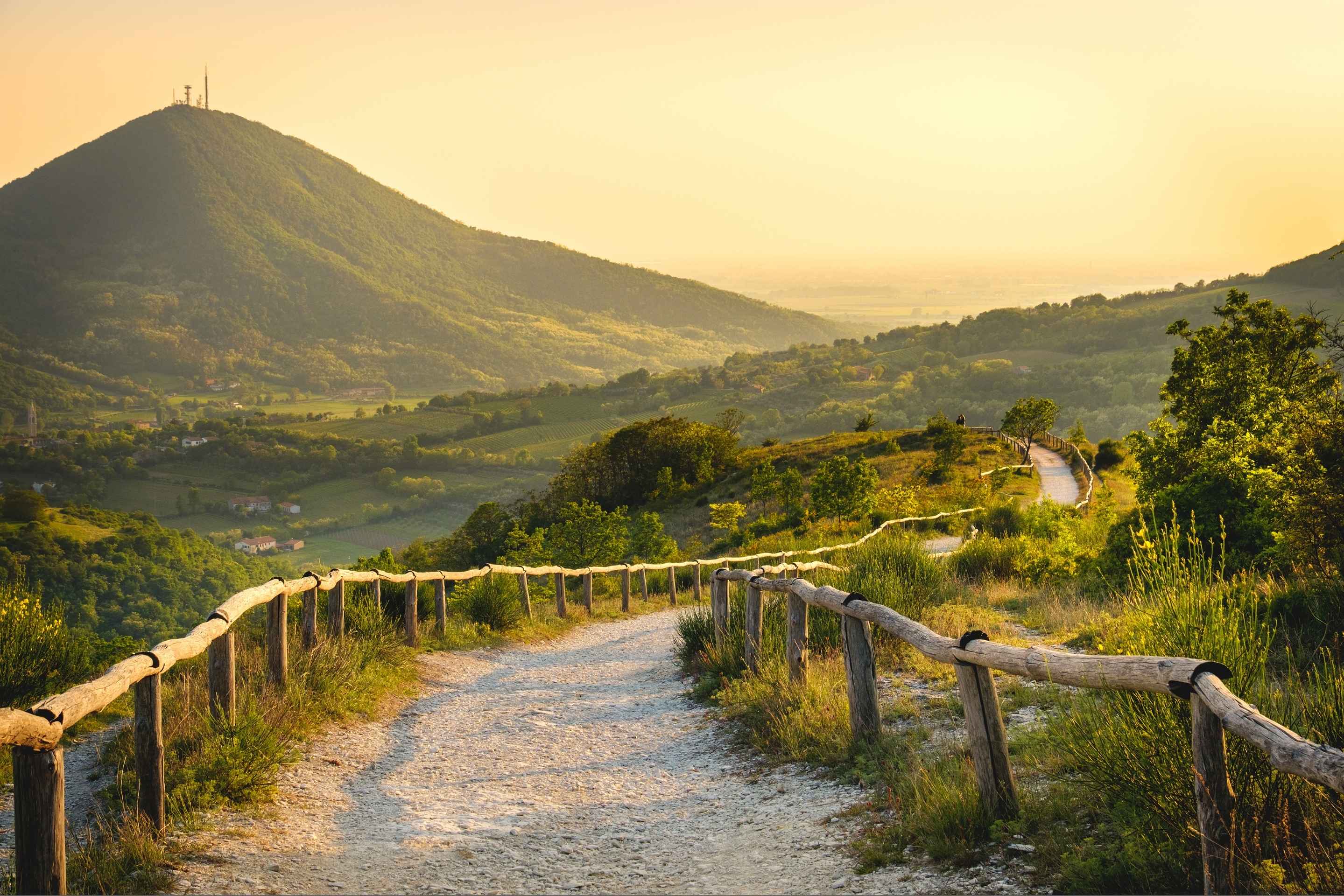 Panorama of the Euganean Hills